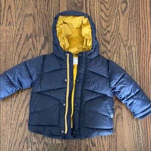 Zara baby puffer coat